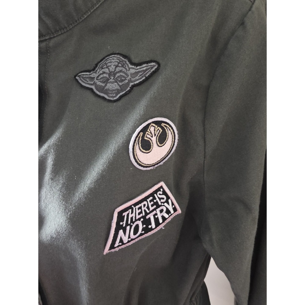 Star Wars Her Universe Yoda Military Utility Jacket Women’s Medium Green - Picture 7 of 11